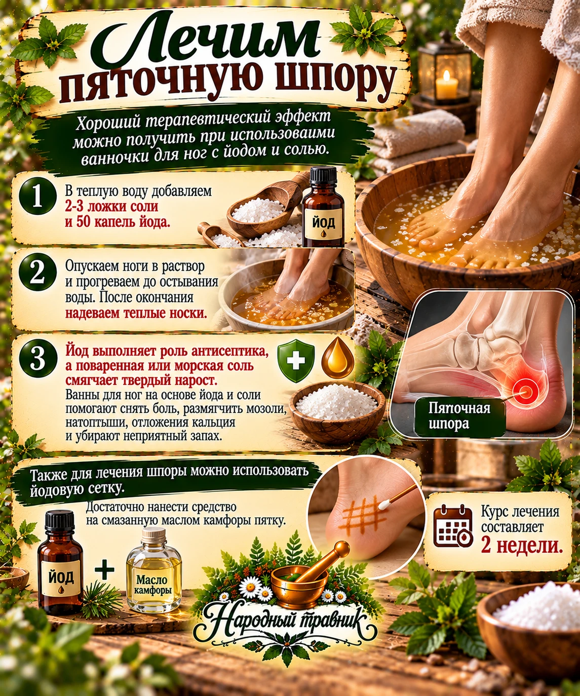 Лечим пяточную шпору.🦶