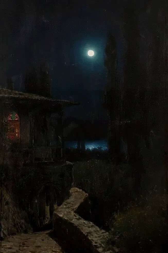 🌙 Загадка лунного света: как Лев Лагорио писал Крым в 1893 году