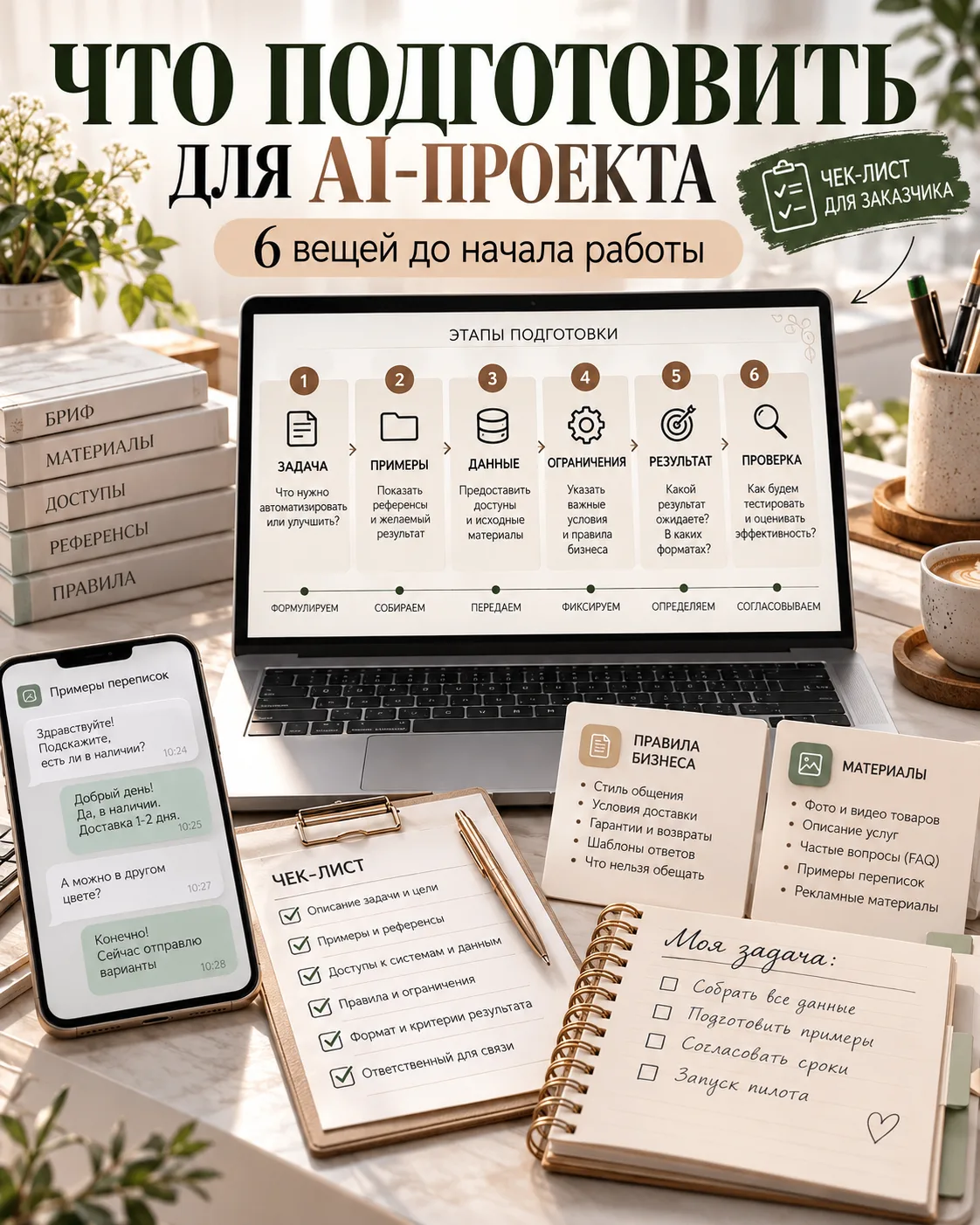 Что нужно подготовить заказчику до начала AI-проекта