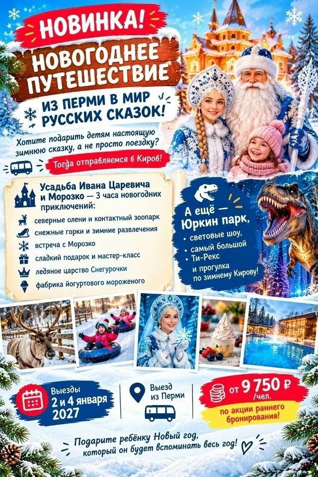 💥Сказочный тур с неповторимым сочетанием героев😉