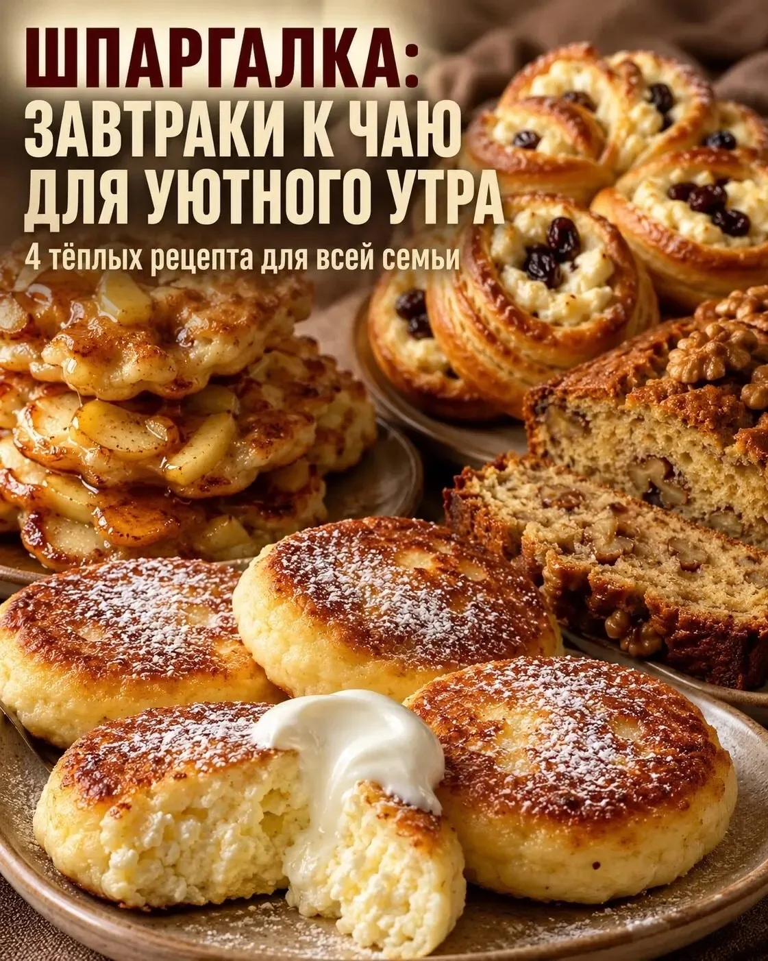 ЗАВТРАКИ К ЧАЮ ДЛЯ УЮТНОГО УТРА 🫖