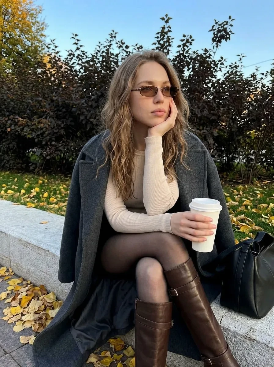 КОФЕ НА ПАРАПЕТЕ ОСЕНЬЮ☕