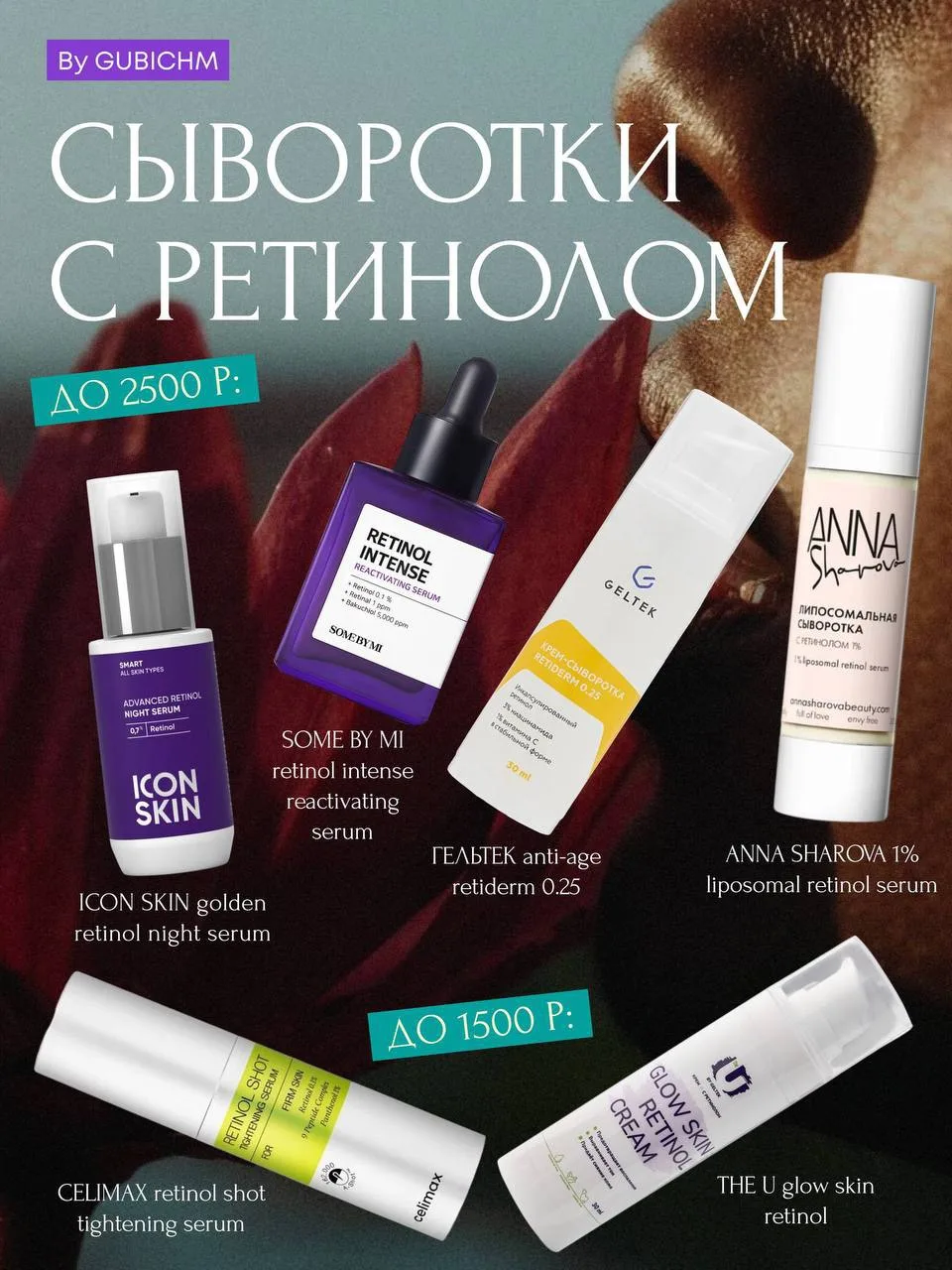 БЮДЖЕТНЫЙ РЕТИНОЛ ДО 1500-2500₽.