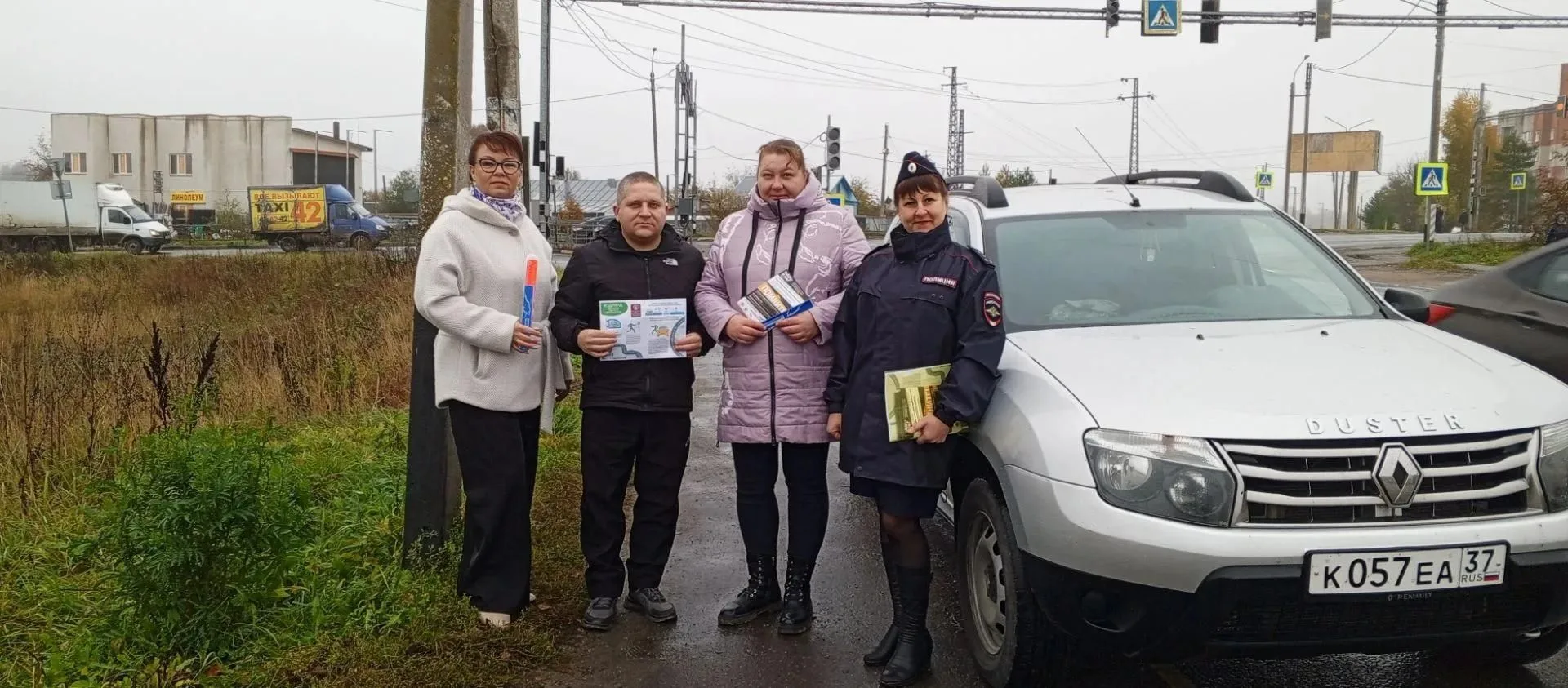 В Приволжске прошла акция по безопасности дорожного движения