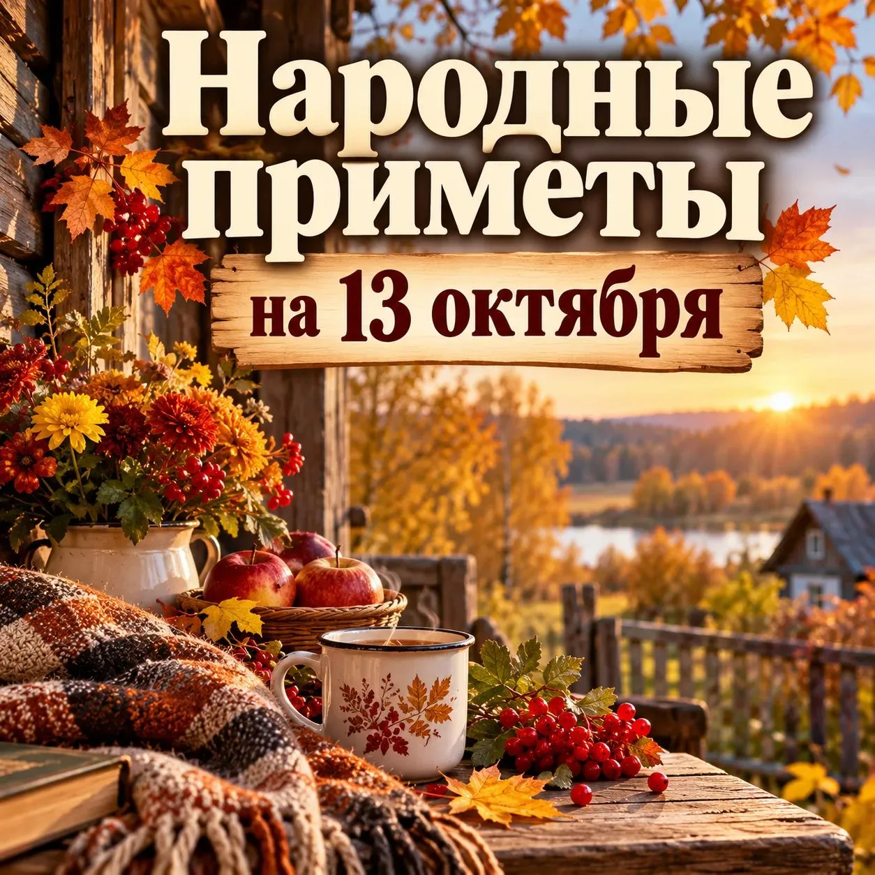 🍂 Народные приметы на 13 октября