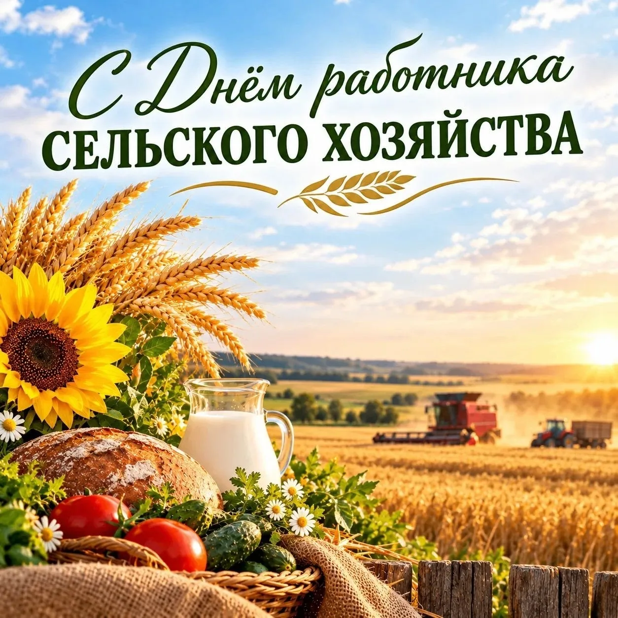 Уважаемые работники и ветераны агропромышленного комплекса! Поздравляю вас с Днем работ...