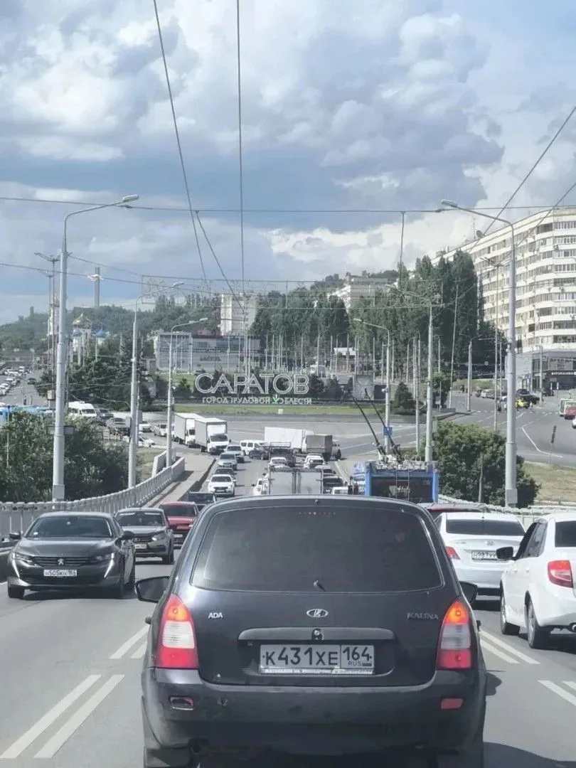😱Водители, обстановка на мосту Саратов-Энгельс