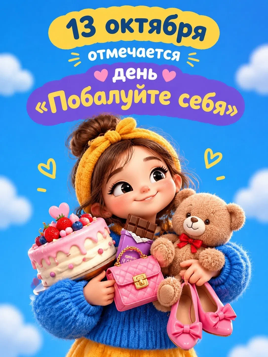 🍬 Сегодня неофициальный, но самый нужный праздник — День «Побалуйте себя»!