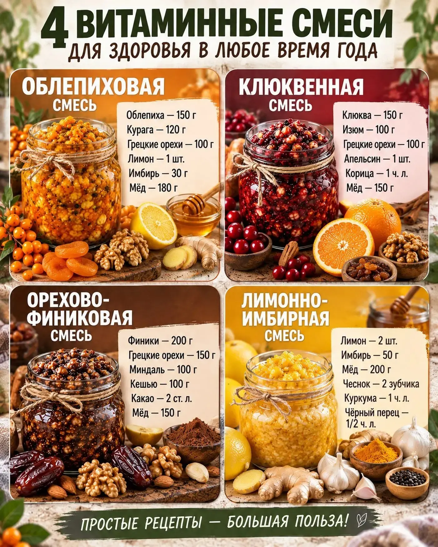 🍊 1. ОБЛЕПИХОВАЯ — ДЛЯ ПОДДЕРЖКИ ИММУНИТЕТА
