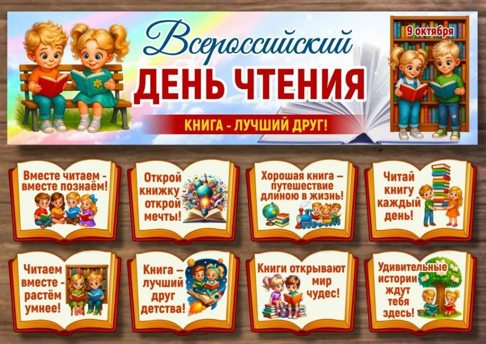 Всероссийский день чтения: праздник любви к книгам 📚