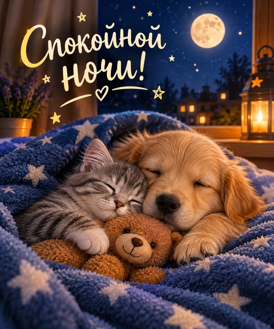 💗 Укутывайтесь потеплее и отправляйтесь в мир сладких снов. Спокойной ночи!⭐️