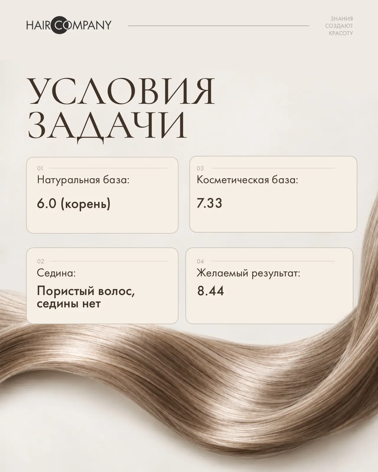 Как бы вы решили эту задачу с помощью Hair Company? 👇