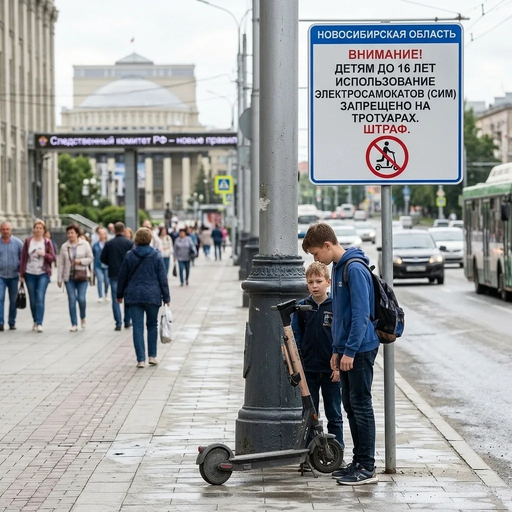 Детям до 16 лет в Новосибирской области могут запретить электросамокаты