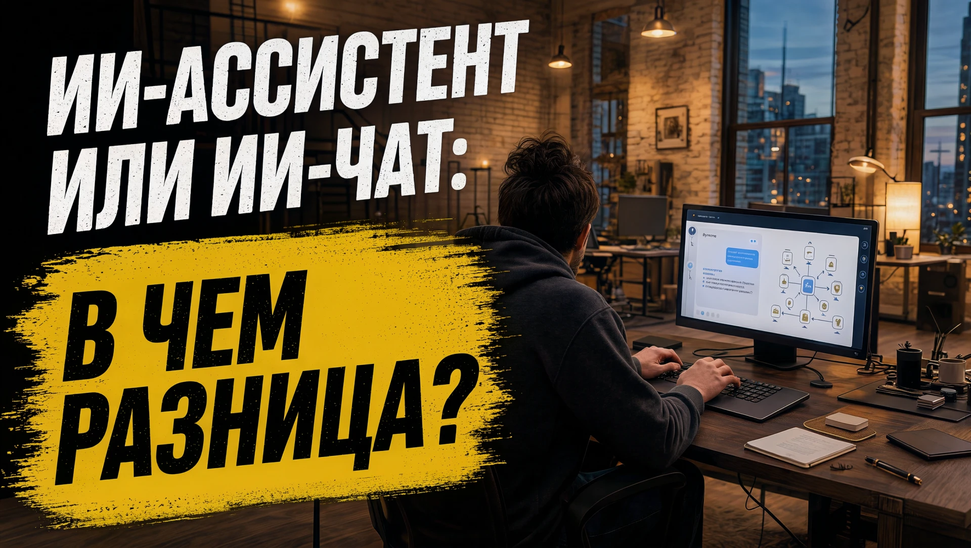 Вы знаете чем AI-помощник отличается от ИИ-чата?