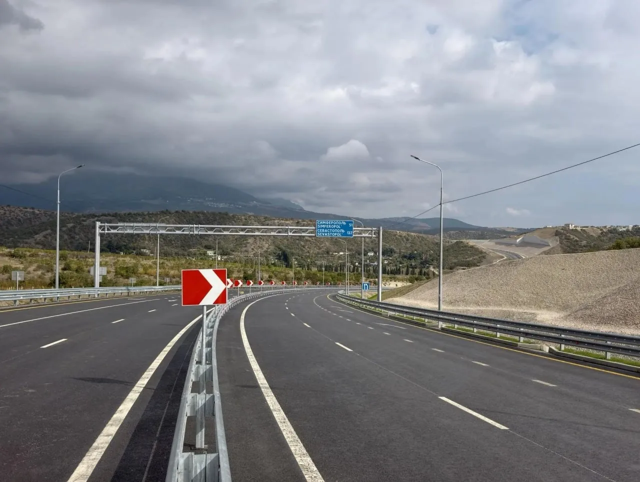 🚗 В Крыму открыли движение по обходу Алушты