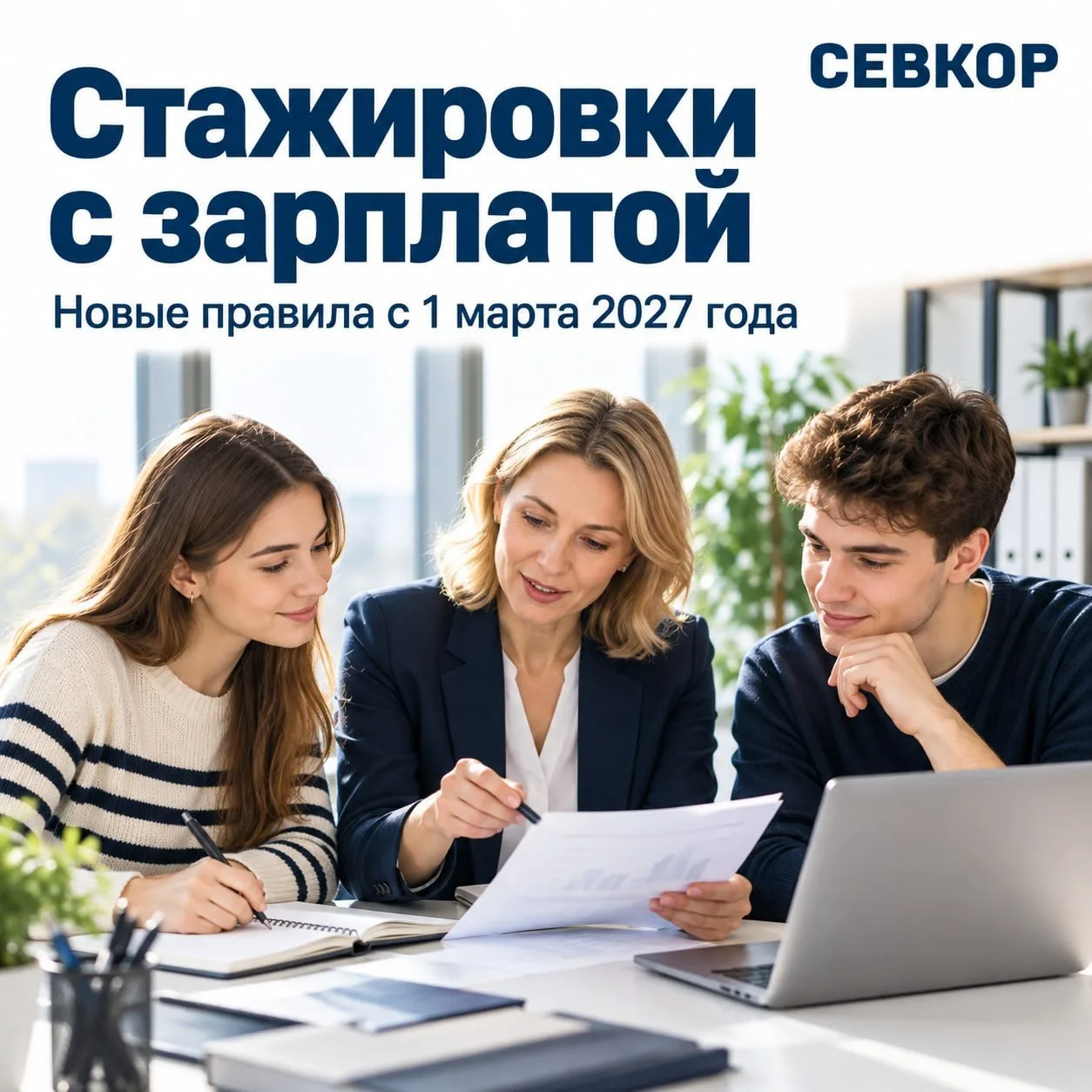 С марта 2027 года в России вступят в силу новые правила оплачиваемых стажировок