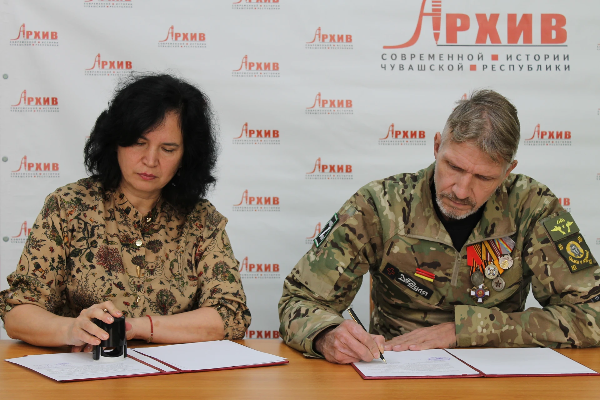 Воин Чувашского полка в госархиве