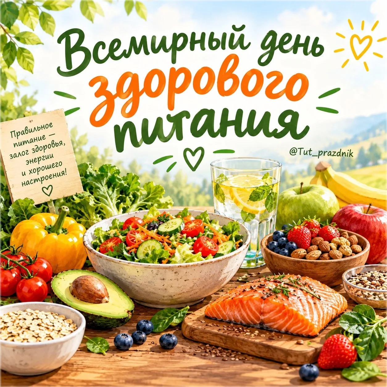 🥗 16 октября — Всемирный день здорового питания 🍎