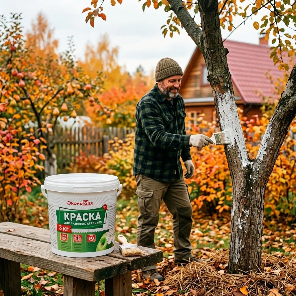 Почему красить деревья нужно именно осенью, а не весной? 🍂🌳