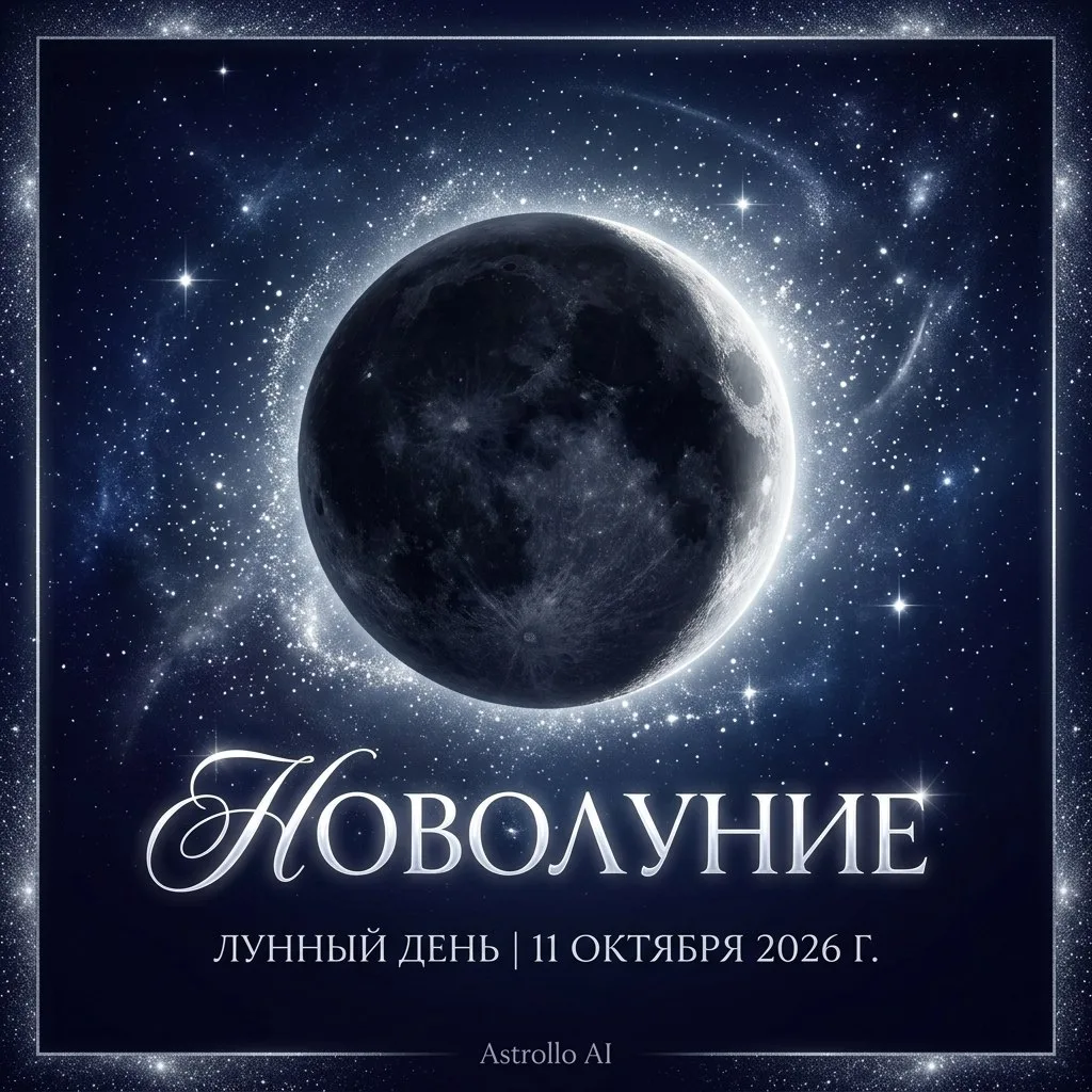 🌑 Новолуние  |  1-й лунный день