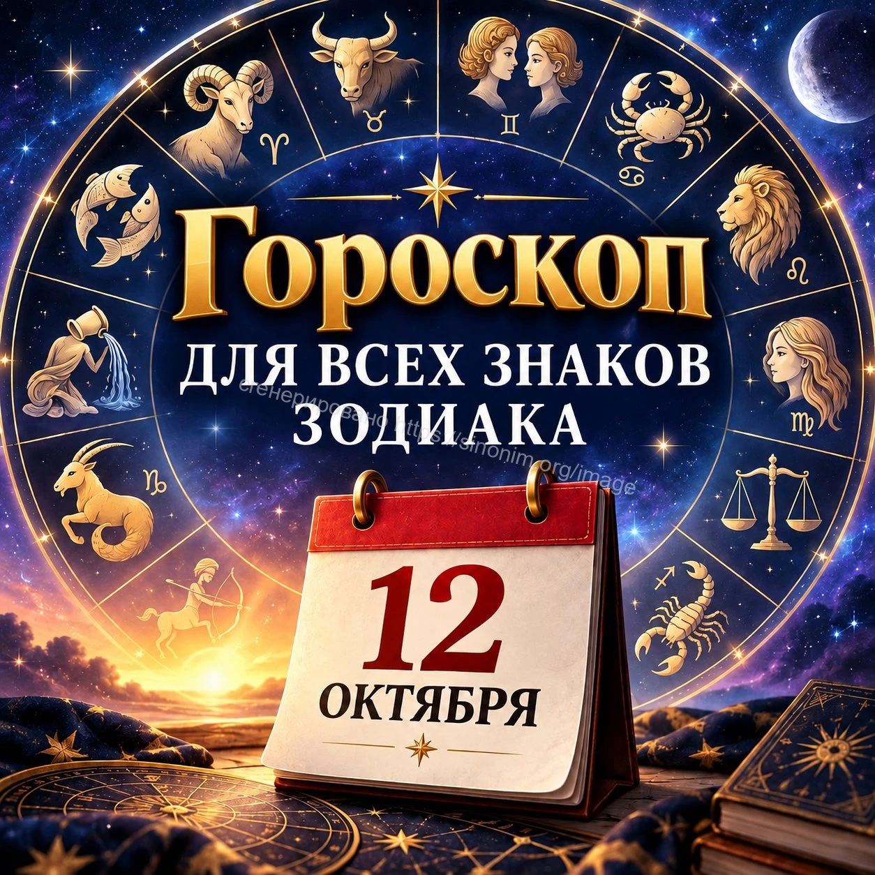 Гороскоп на 12 октября 2026 года для всех знаков зодиака