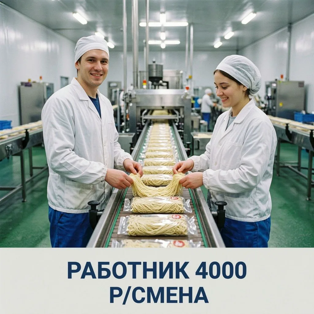 Приглашаем Работников на производство сухой лапши!