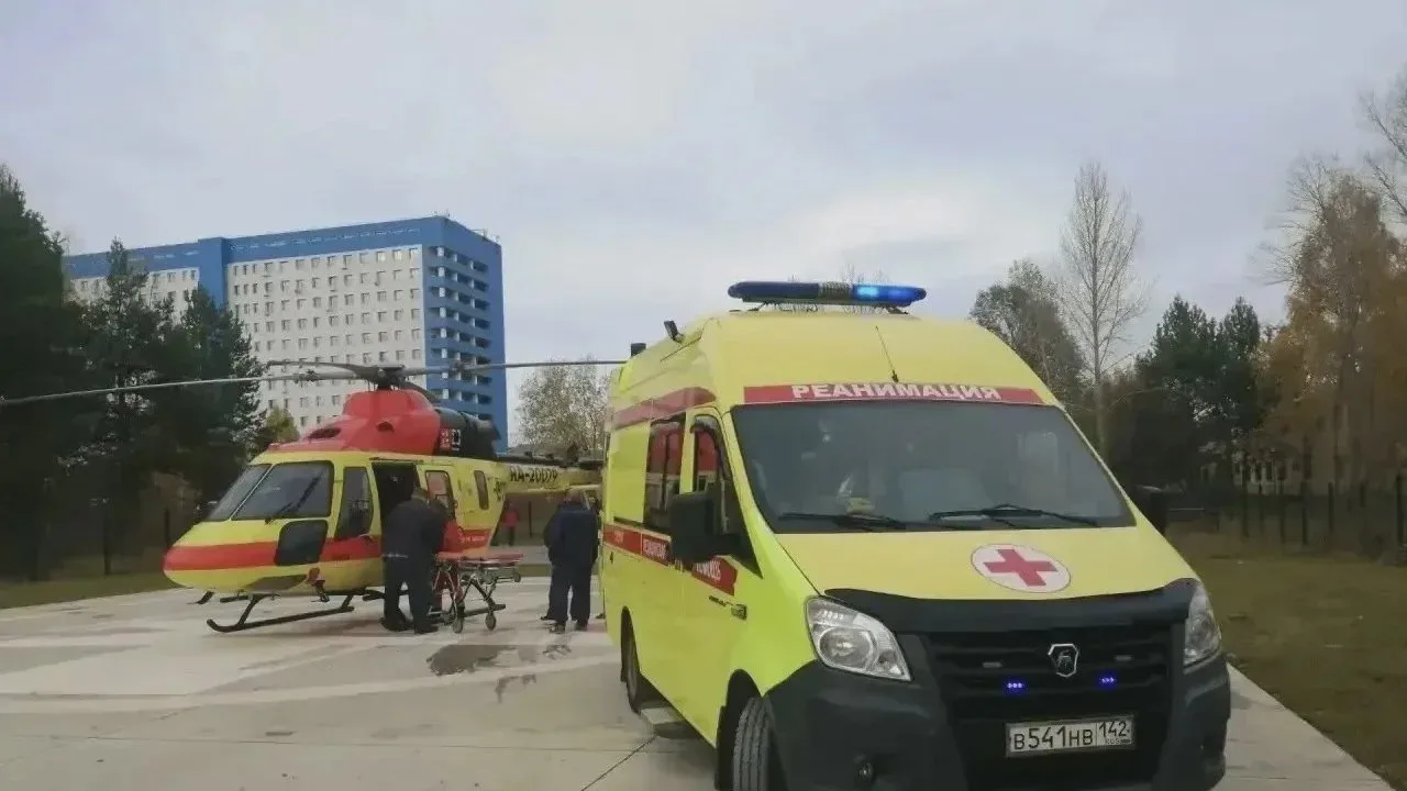 У кардиодиспансера Кемерова появилась вертолётная площадка