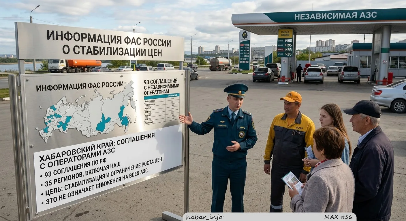 ⛽ ФАС сообщила о соглашениях по стабилизации цен на топливо в 35 регионах России