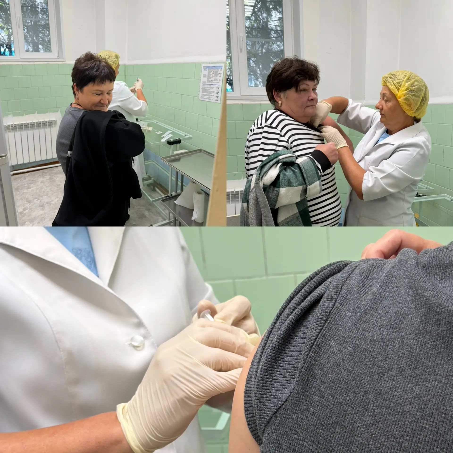Сотрудники детского сада продолжают вакцинироваться от гриппа, невзирая на занятость и ...