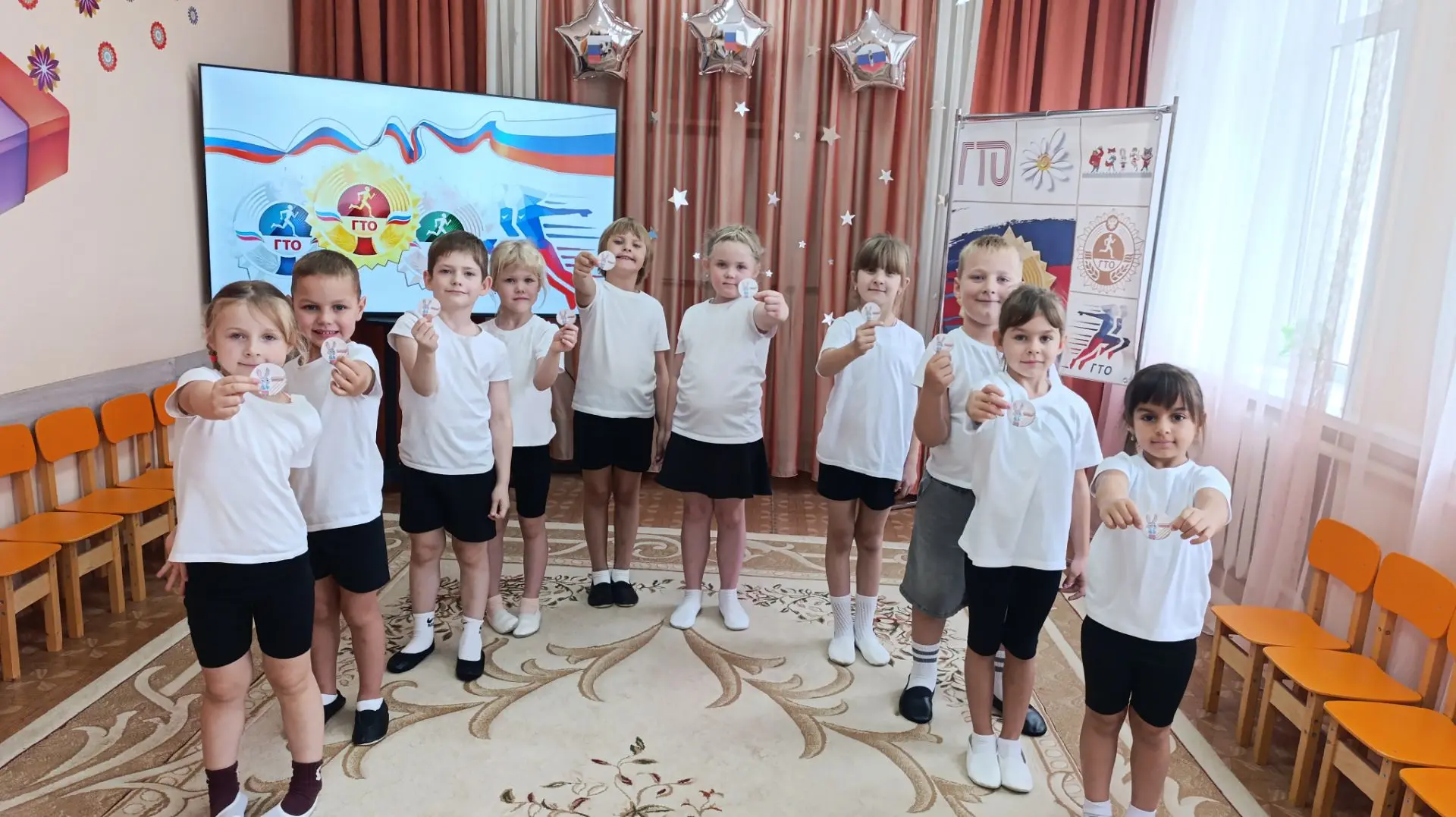 🏃‍♂️🏅 «Единая неделя ГТО» в детском саду «Ромашка»