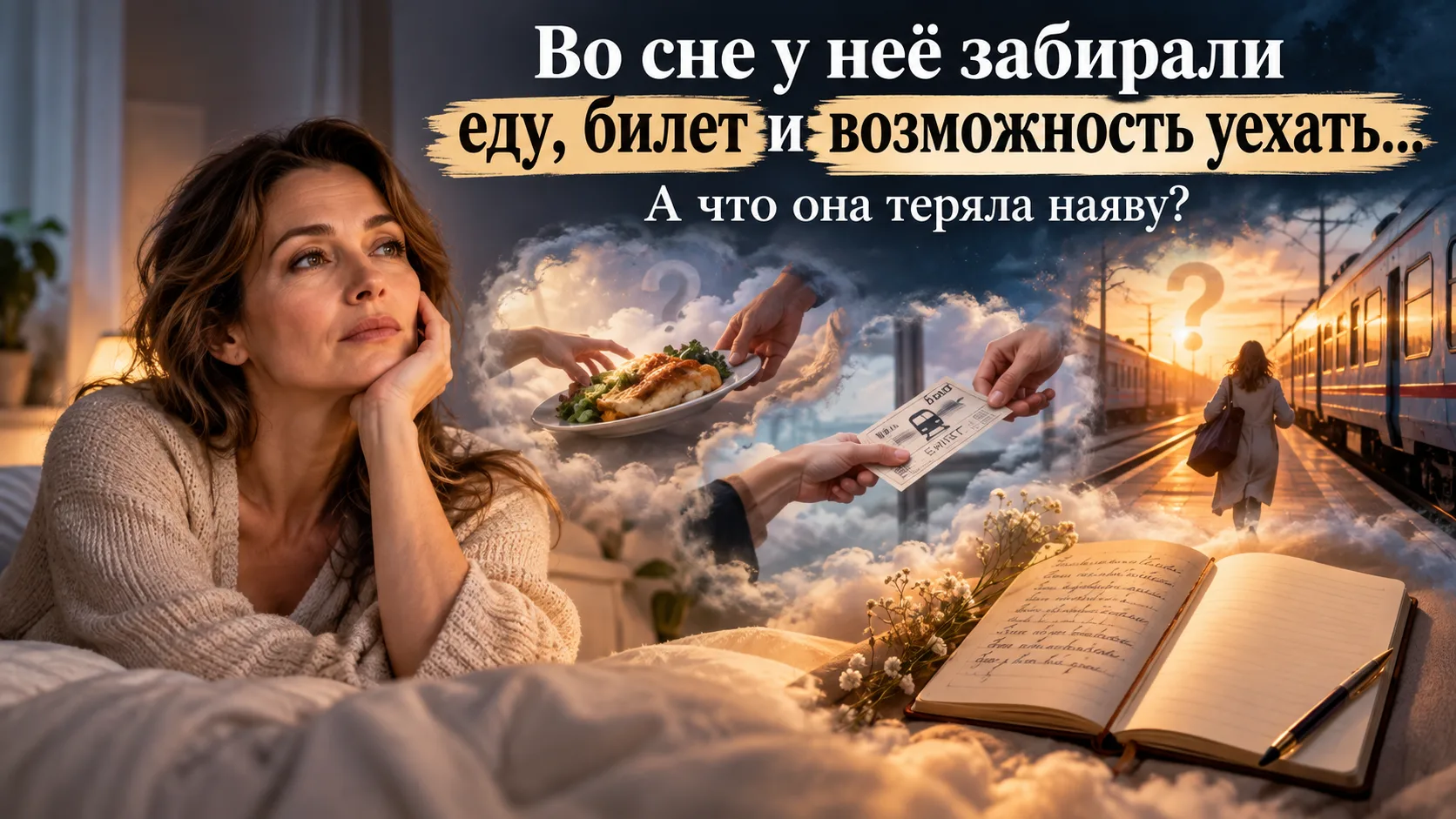 «Во сне у неё забирали еду, билет и возможность уехать… А что она теряла наяву?»