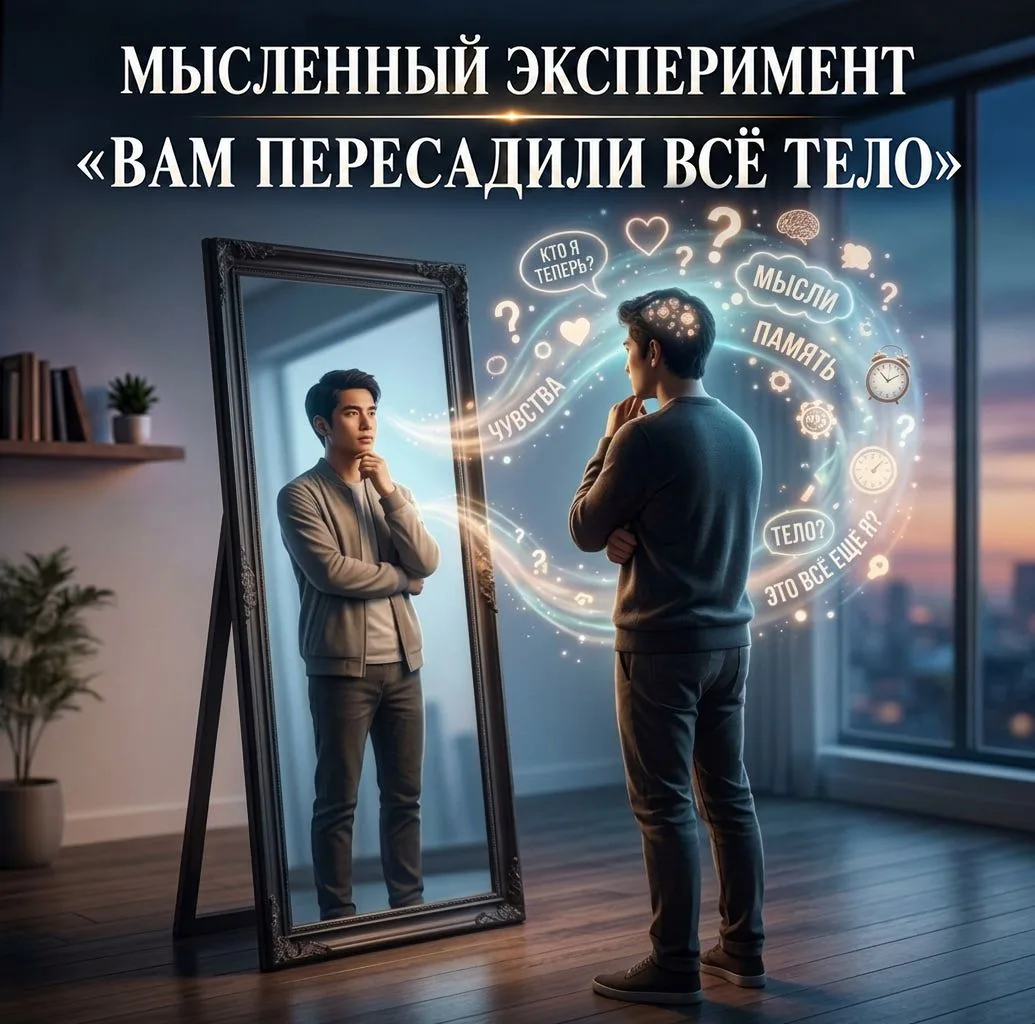 💥💥 МЫСЛЕННЫЙ ЭКСПЕРИМЕНТ "ВАМ ПЕРЕСАДИЛИ ВСЁ ТЕЛО" 💥💥