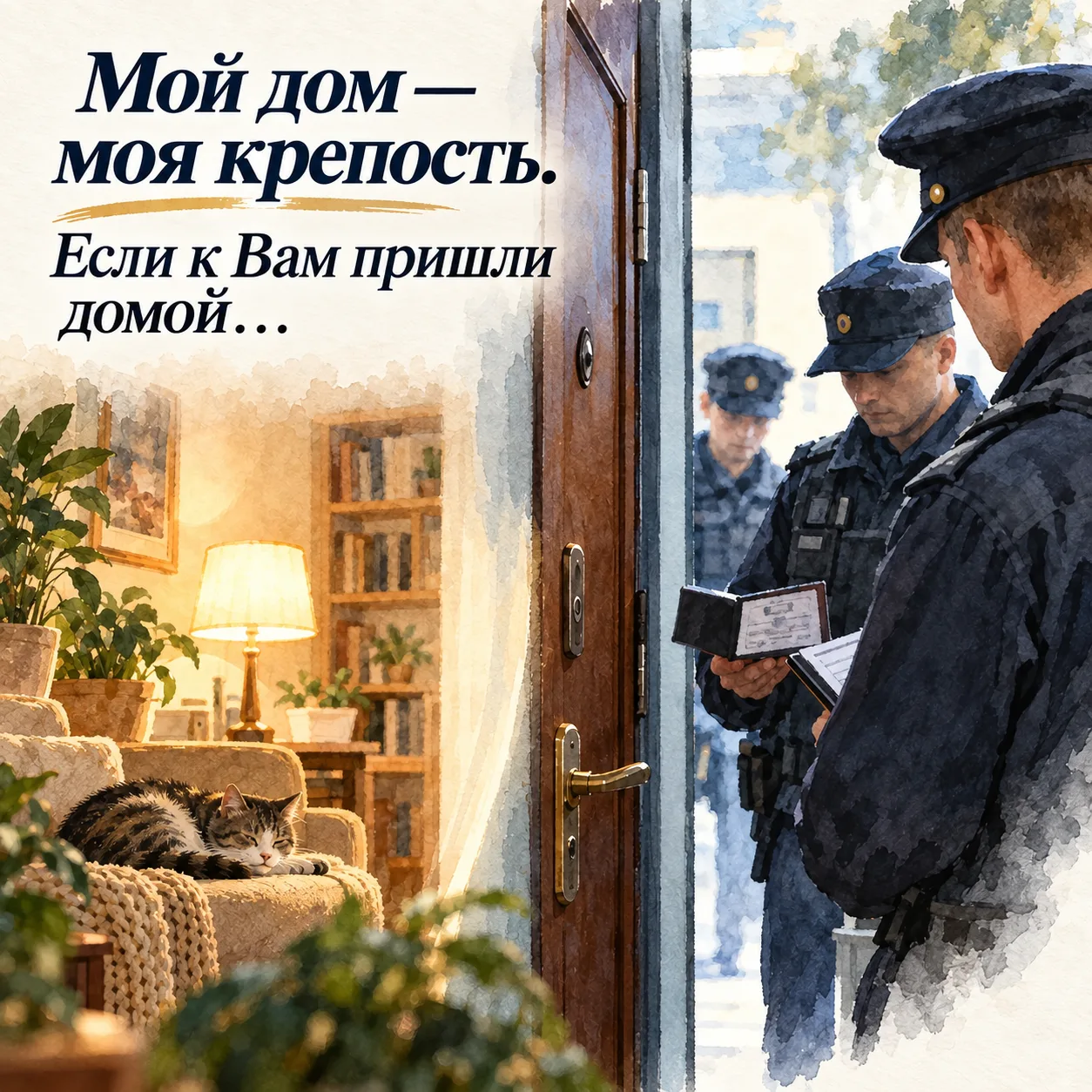 Мой дом — моя крепость. Если к Вам пришли домой…
