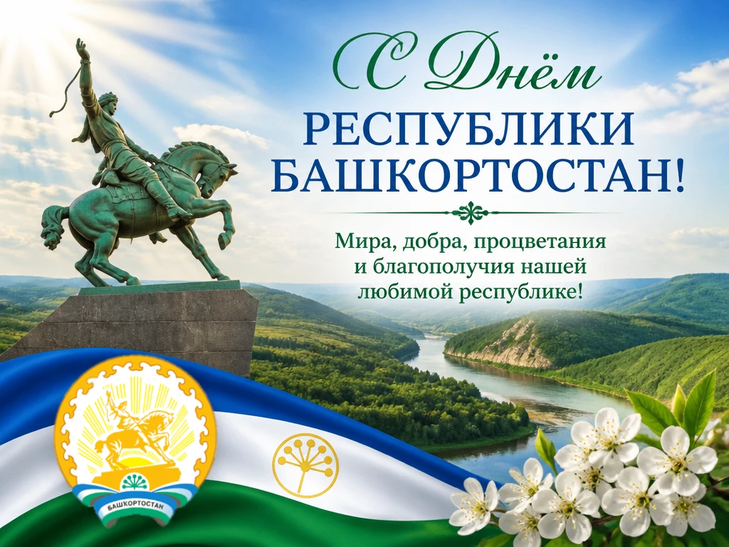 🌟С днем Республики Башкортостан!🎊