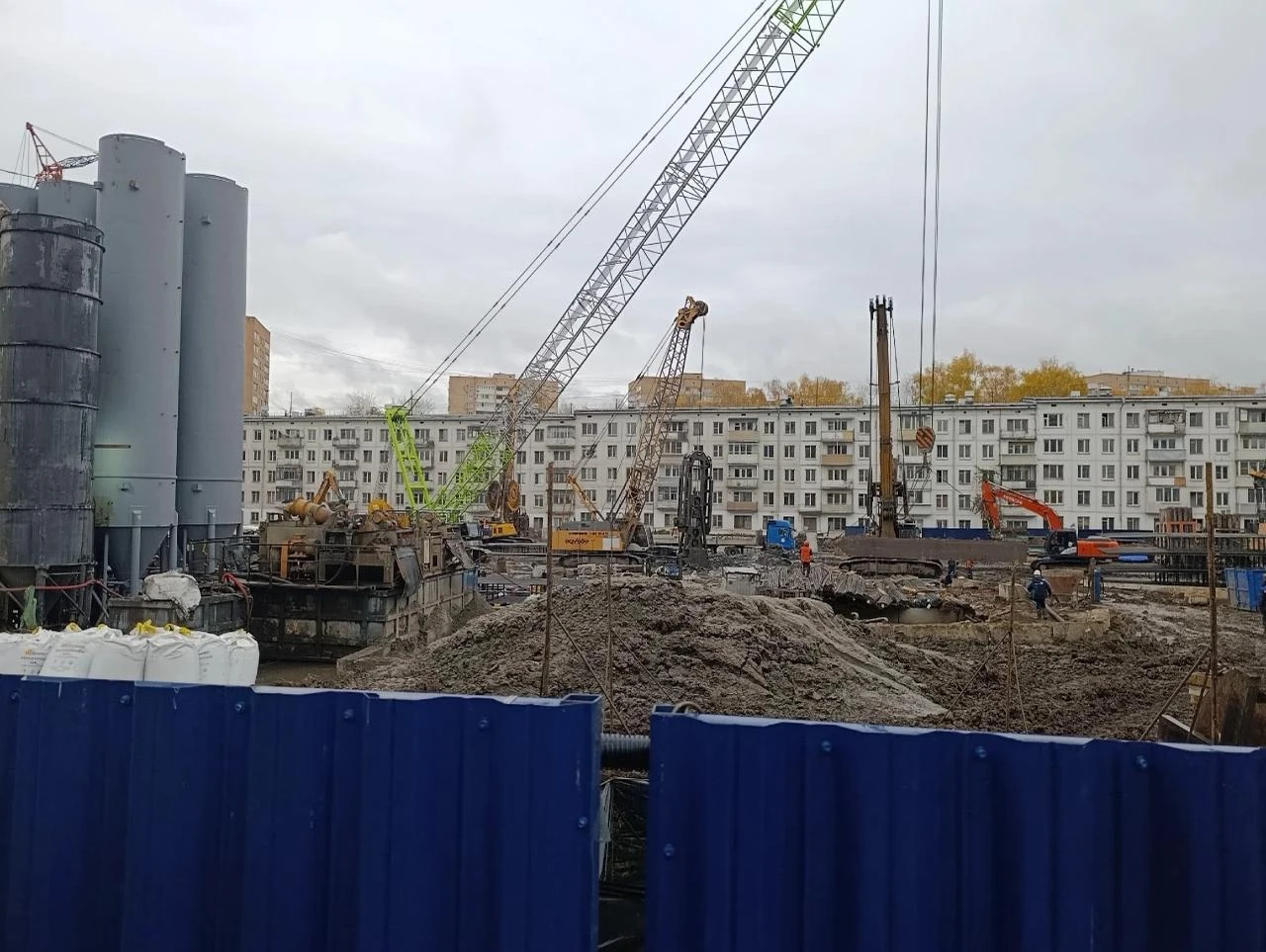 🚇 На юге Москвы строят станцию «Луганская»: что происходит на площадке