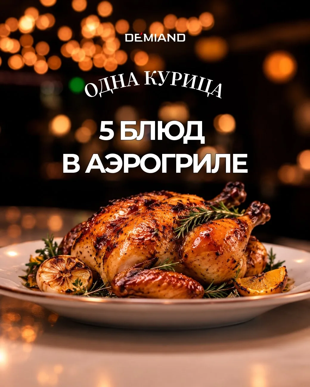 Курица в аэрогриле: 5 интересных блюд из одного продукта🍗