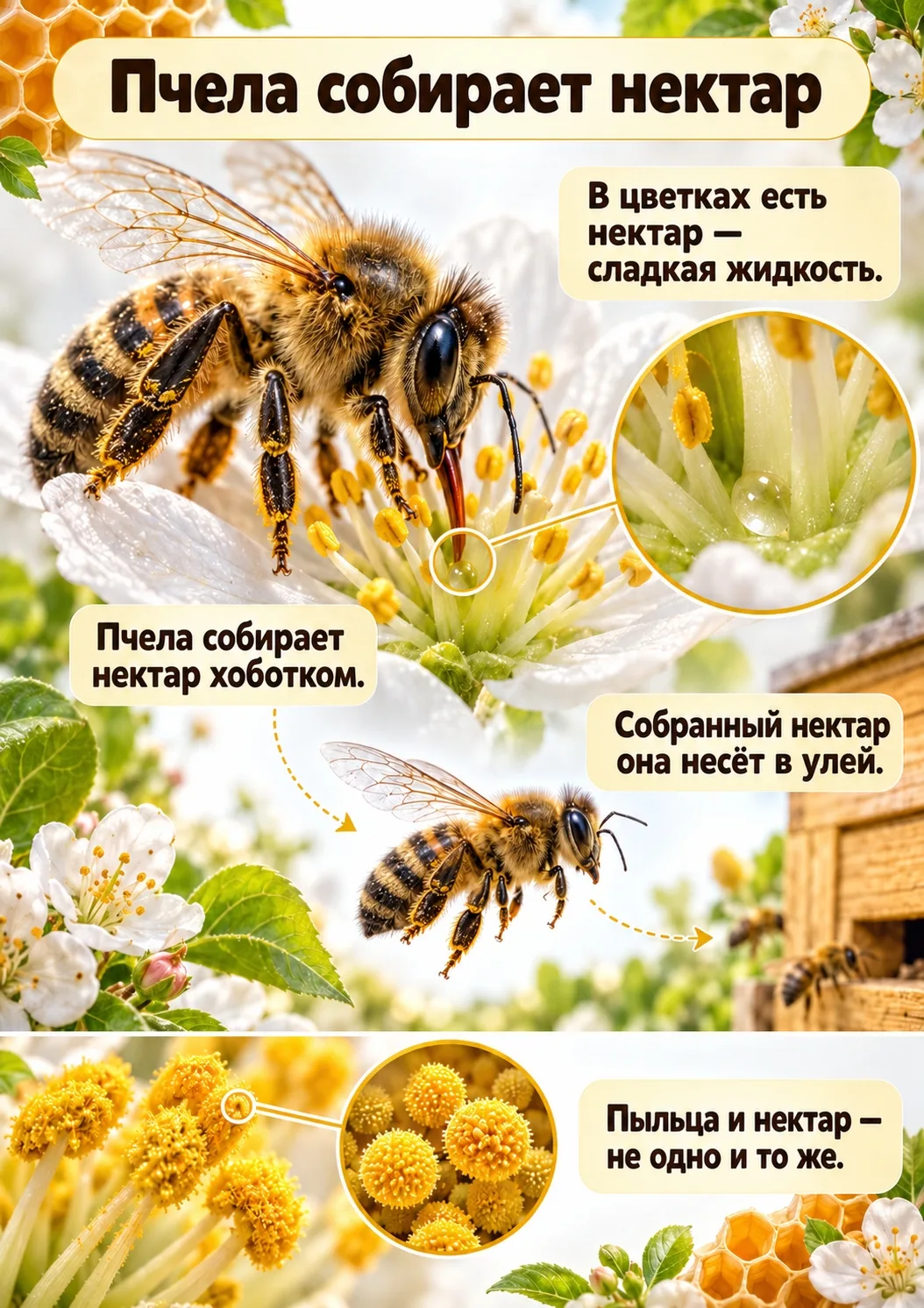 🐝 Откуда берётся мёд