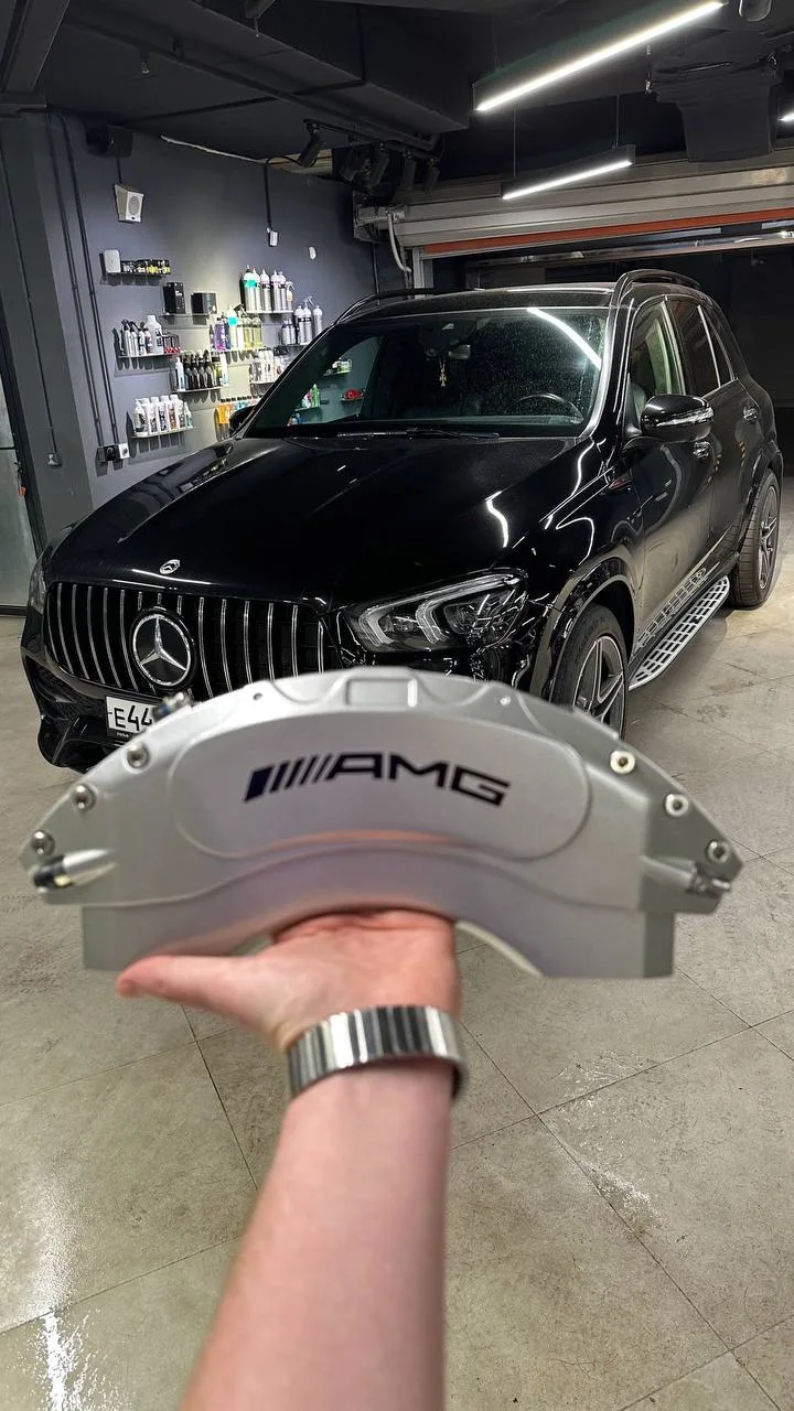 🔩Установка на Mercedes GLE комплекта в цвете silver🔩