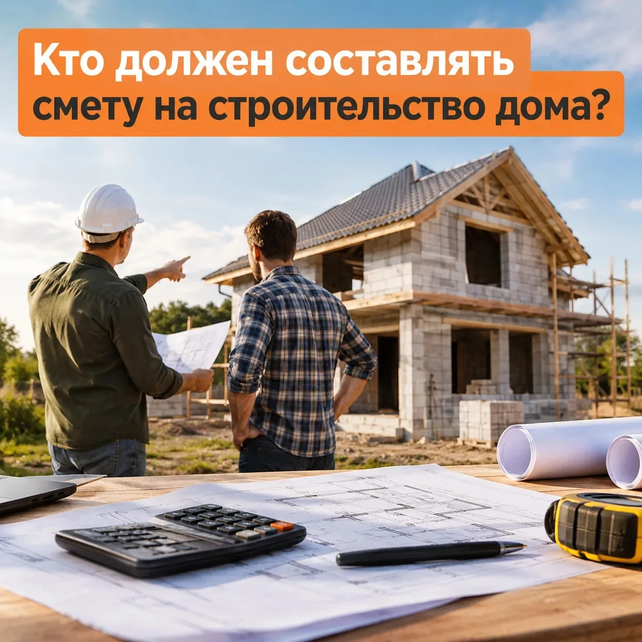 📐 Кто должен составлять смету на строительство дома — заказчик или подрядчик?