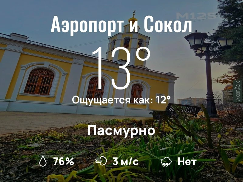 Что с погодой в Аэропорте и Соколе?