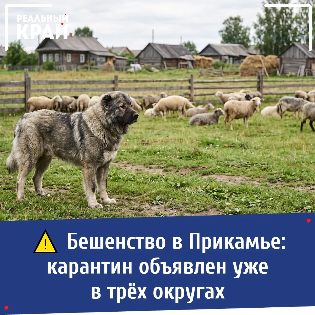 ⚠ Бешенство в Прикамье: карантин объявлен уже в трёх округах