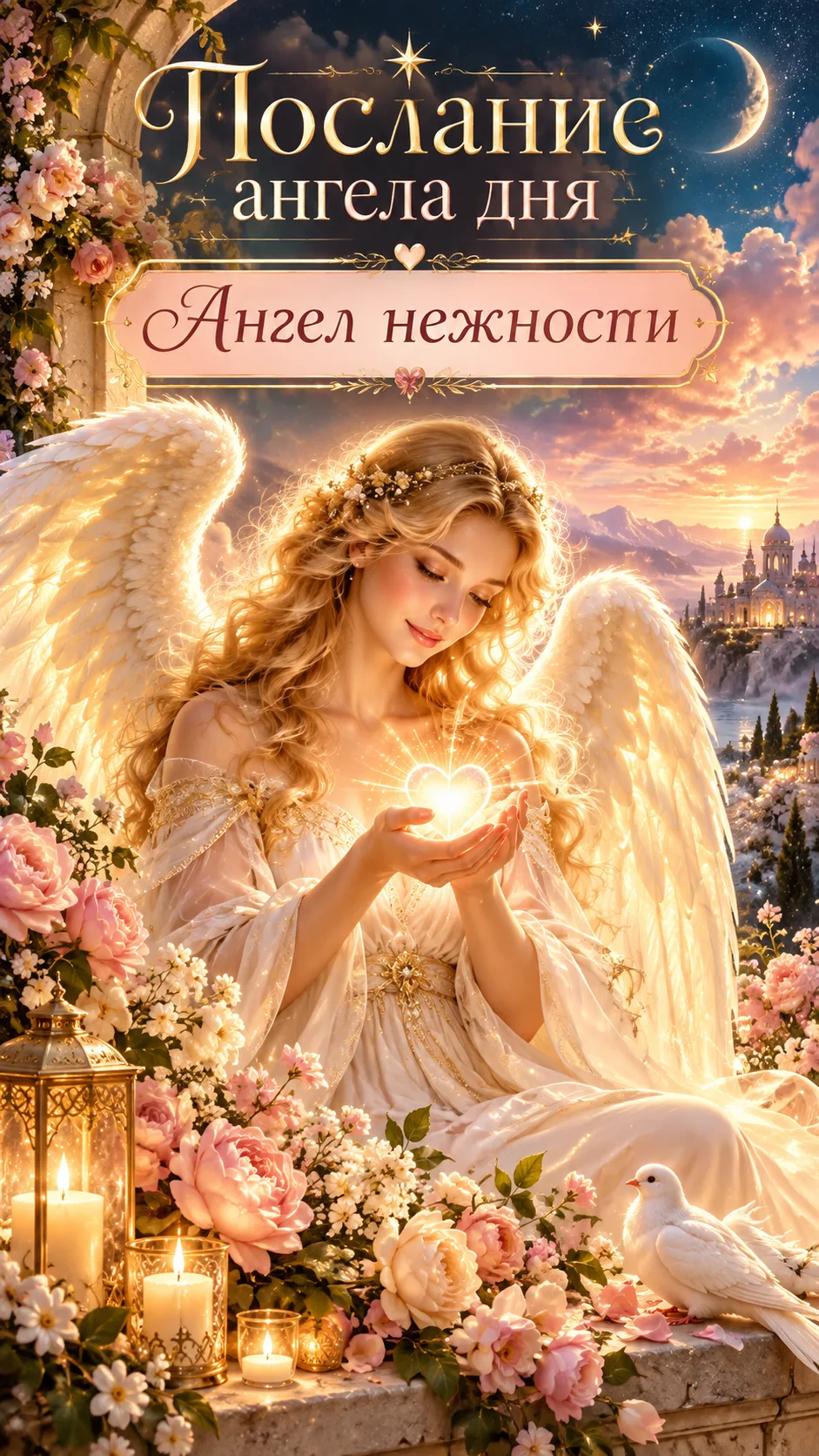 🪽🌸 ПОСЛАНИЕ АНГЕЛА ДНЯ — АНГЕЛ НЕЖНОСТИ ❤️