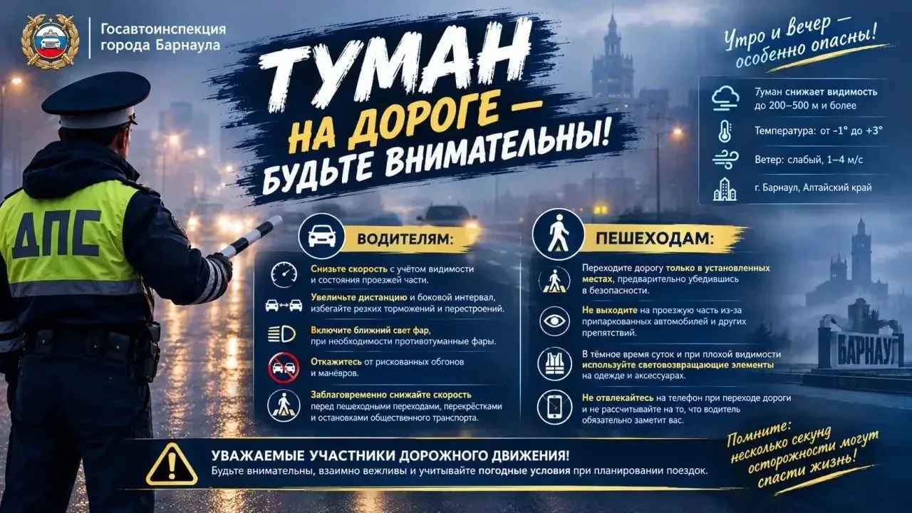 Отделение Госавтоинспекции Отд МВД России по Волчихинскому району информирует!