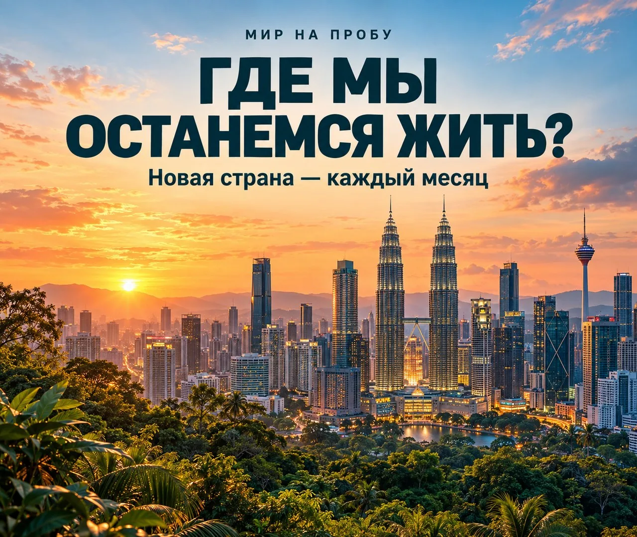 🌍 Мы ищем страну, в которой захотим остаться жить.