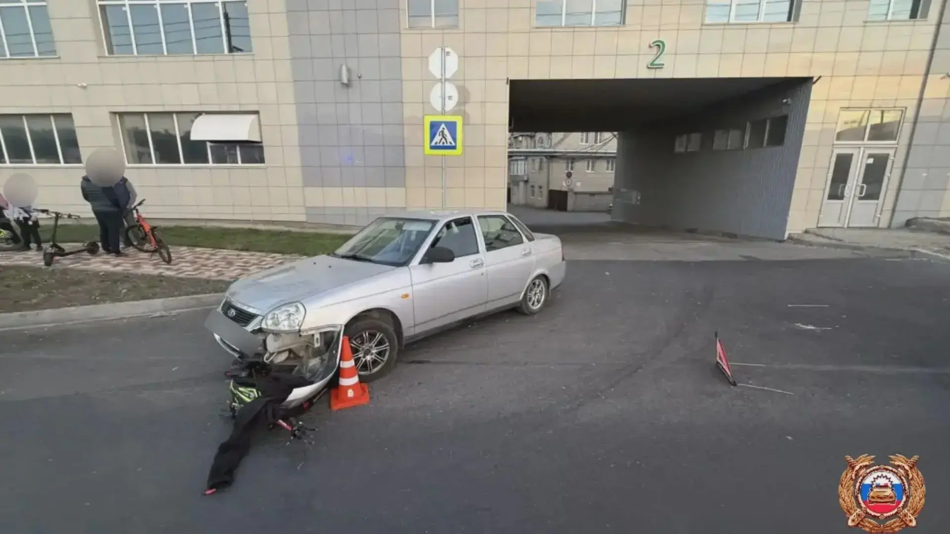 «Приора» наехала на подростка в Ставрополе