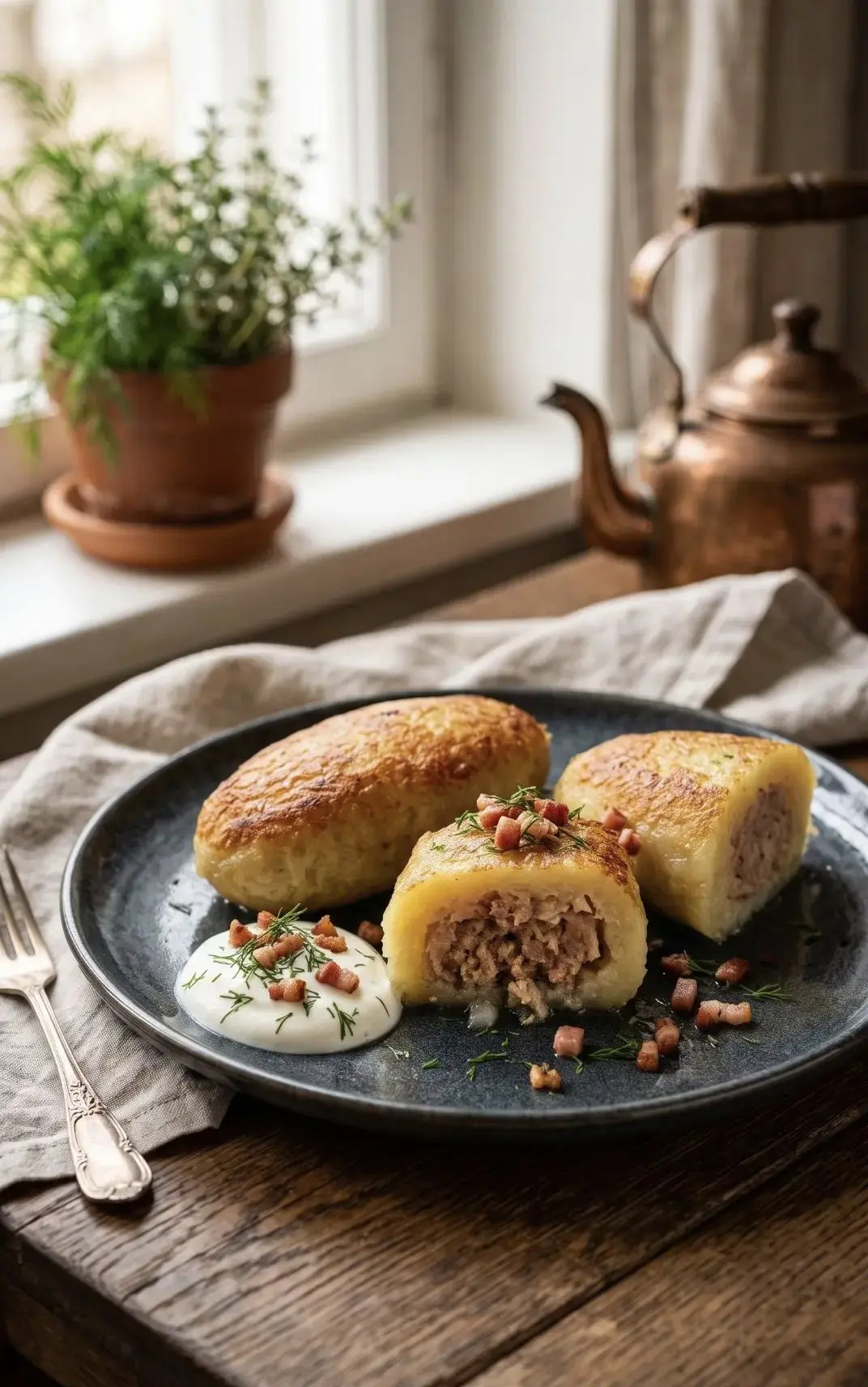 🥔 Домашние колдуны с фаршем