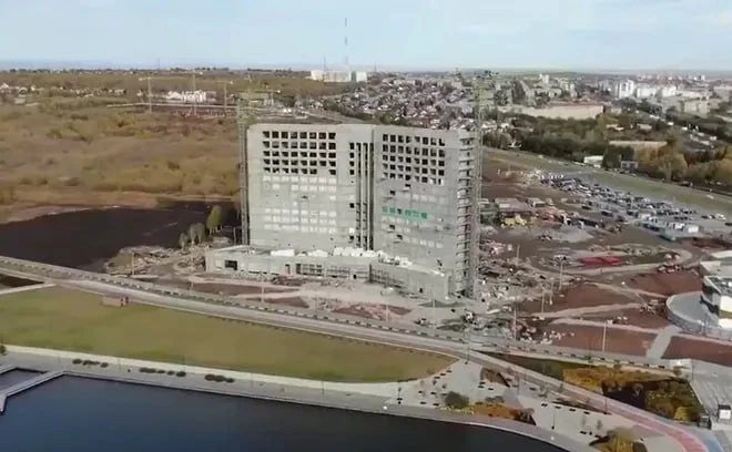 Здание гостиницы в Притяжении стало самым высоким гражданским строением в Магнитогорске.