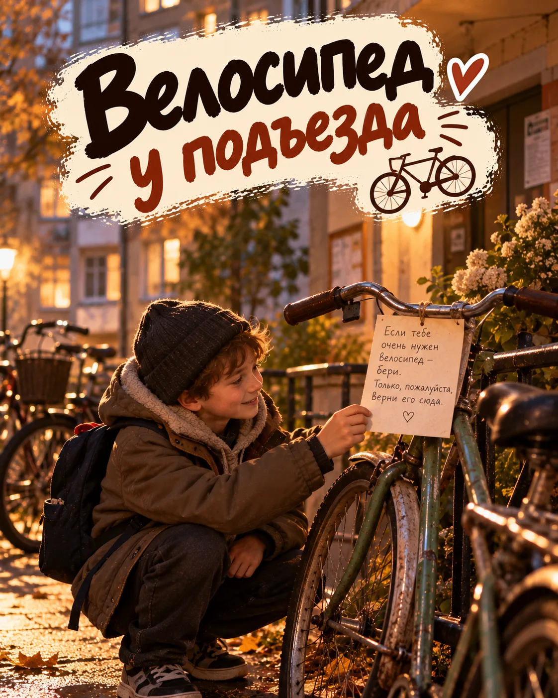 🚲 Велосипед у подъезда