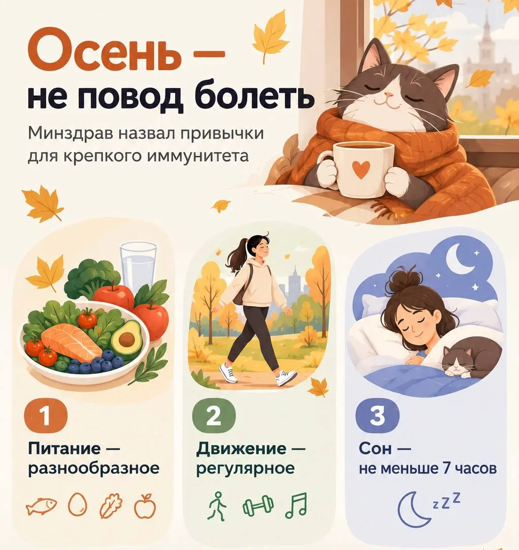 🍂 Осень — не повод болеть