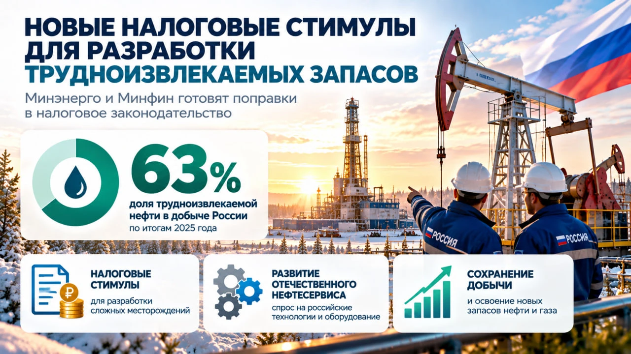 Минэнерго совместно с Минфином разрабатывает изменения налогового законодательства, нап...